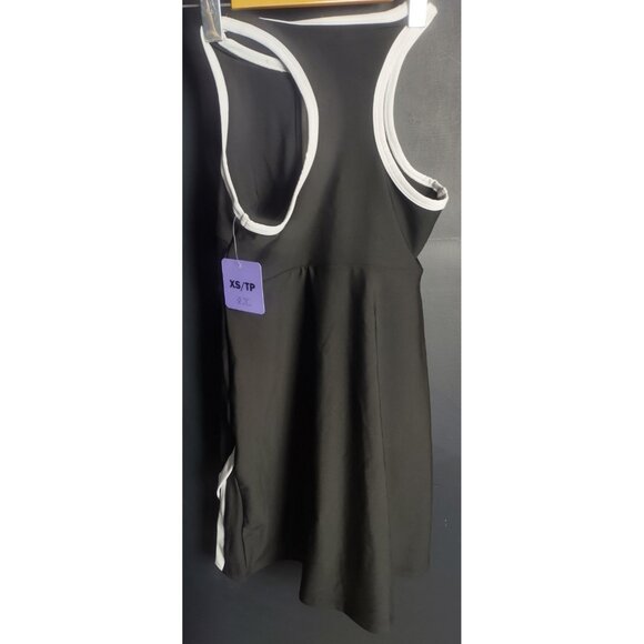 Sage Collective Black Racerback Dress XS Built-In Shorts Tennis Golf NWT - Picture 6 of 6